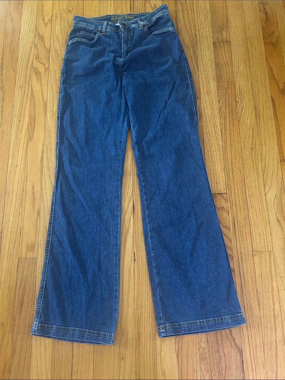 Skineez Skincare Wear Women's Wide Leg Jeans - Blue